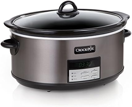 8 Quart Programmable Slow Cooker with Auto Warm - Curated Catalog I4