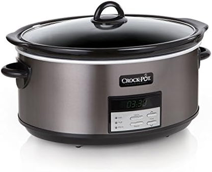 8 Quart Programmable Slow Cooker with Auto Warm - Curated Catalog I4