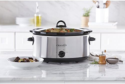 7 Quart Oval Manual Slow Cooker – Stainless Steel - Curated Catalog B9