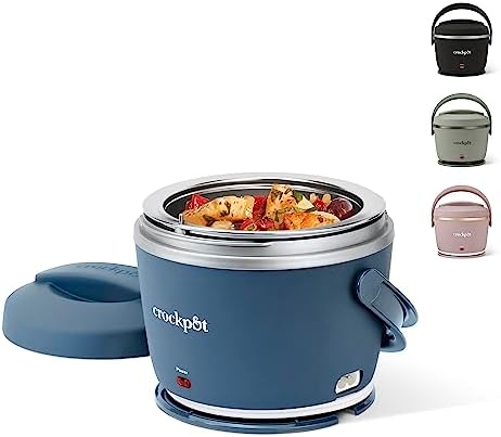 Electric Lunch Box Food Warmer 20oz – Faded Blue - Curated Catalog T1