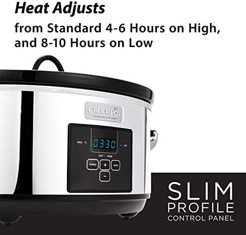 7 Quart Programmable Slow Cooker – Polished Platinum - Curated Catalog L6
