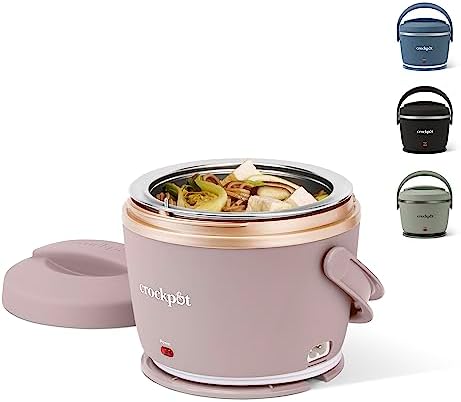 Electric Lunch Box Food Warmer 20oz – Blush Pink - Curated Catalog J3