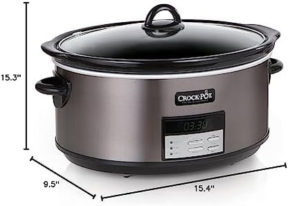 8 Quart Programmable Slow Cooker with Auto Warm - Curated Catalog I4