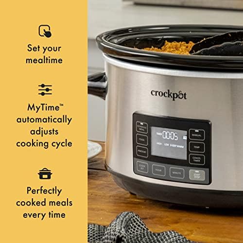 7 Quart Portable Programmable Slow Cooker with Timer - Curated Catalog K1