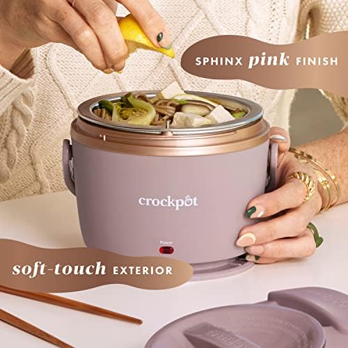 Electric Lunch Box Food Warmer 20oz – Blush Pink - Curated Catalog J3