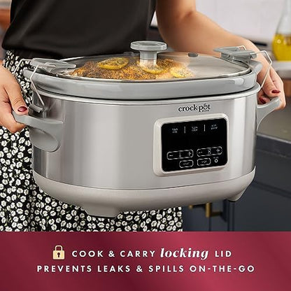 7 Quart Programmable Cook & Carry Slow Cooker - Curated Catalog Q0