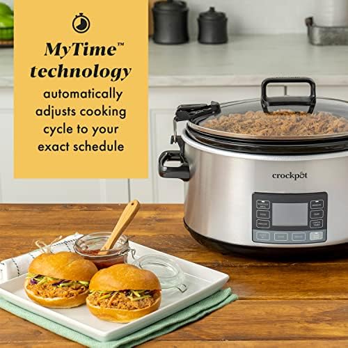 7 Quart Portable Programmable Slow Cooker with Timer - Curated Catalog K1