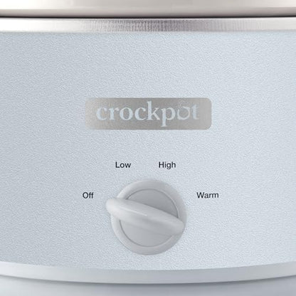 4.5 Quart Manual Slow Cooker – Macaroon Blue - Curated Catalog A8