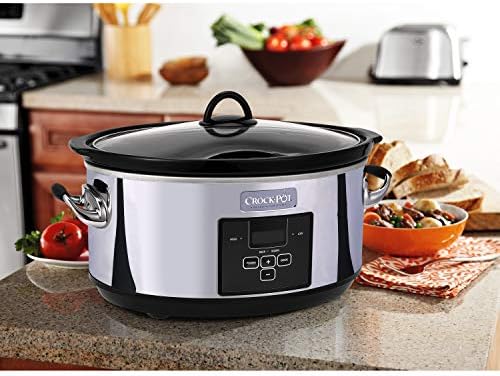 7 Quart Programmable Slow Cooker – Polished Platinum - Curated Catalog L6