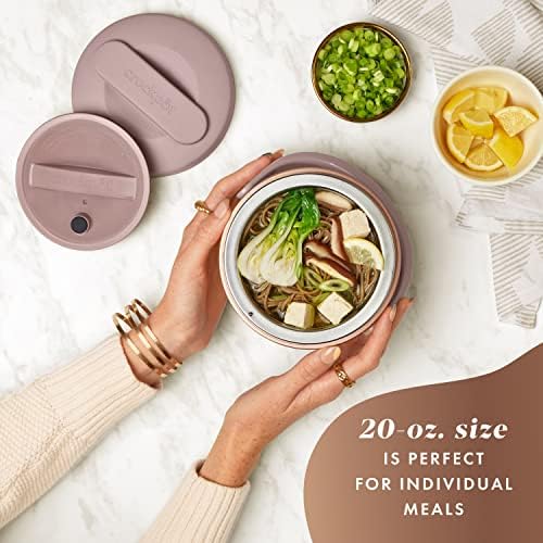 Electric Lunch Box Food Warmer 20oz – Blush Pink - Curated Catalog J3