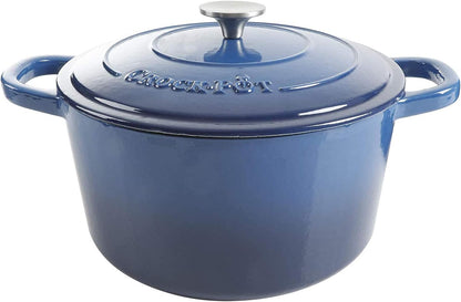 3 Quart Enameled Cast Iron Dutch Oven – Aqua - Curated Catalog P2