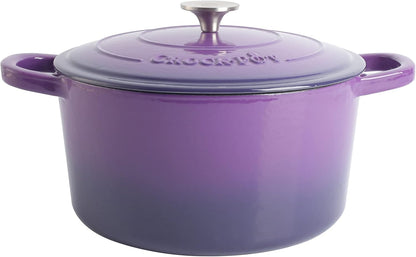 3 Quart Enameled Cast Iron Dutch Oven – Aqua - Curated Catalog Y9