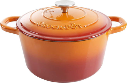 3 Quart Enameled Cast Iron Dutch Oven – Aqua - Curated Catalog P2