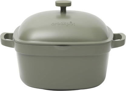 3 Quart Enameled Cast Iron Dutch Oven – Aqua - Curated Catalog Y9