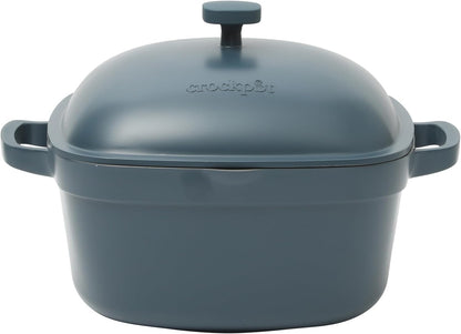 3 Quart Enameled Cast Iron Dutch Oven – Aqua - Curated Catalog P2