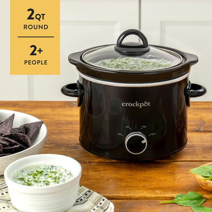 2 Quart Mini Slow Cooker – Classic Compact Cooker - Curated Catalog U9