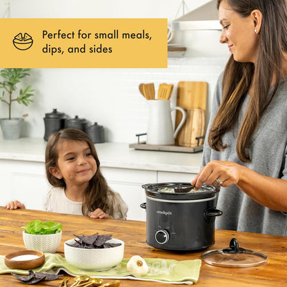 2 Quart Mini Slow Cooker – Classic Compact Cooker - Curated Catalog U9